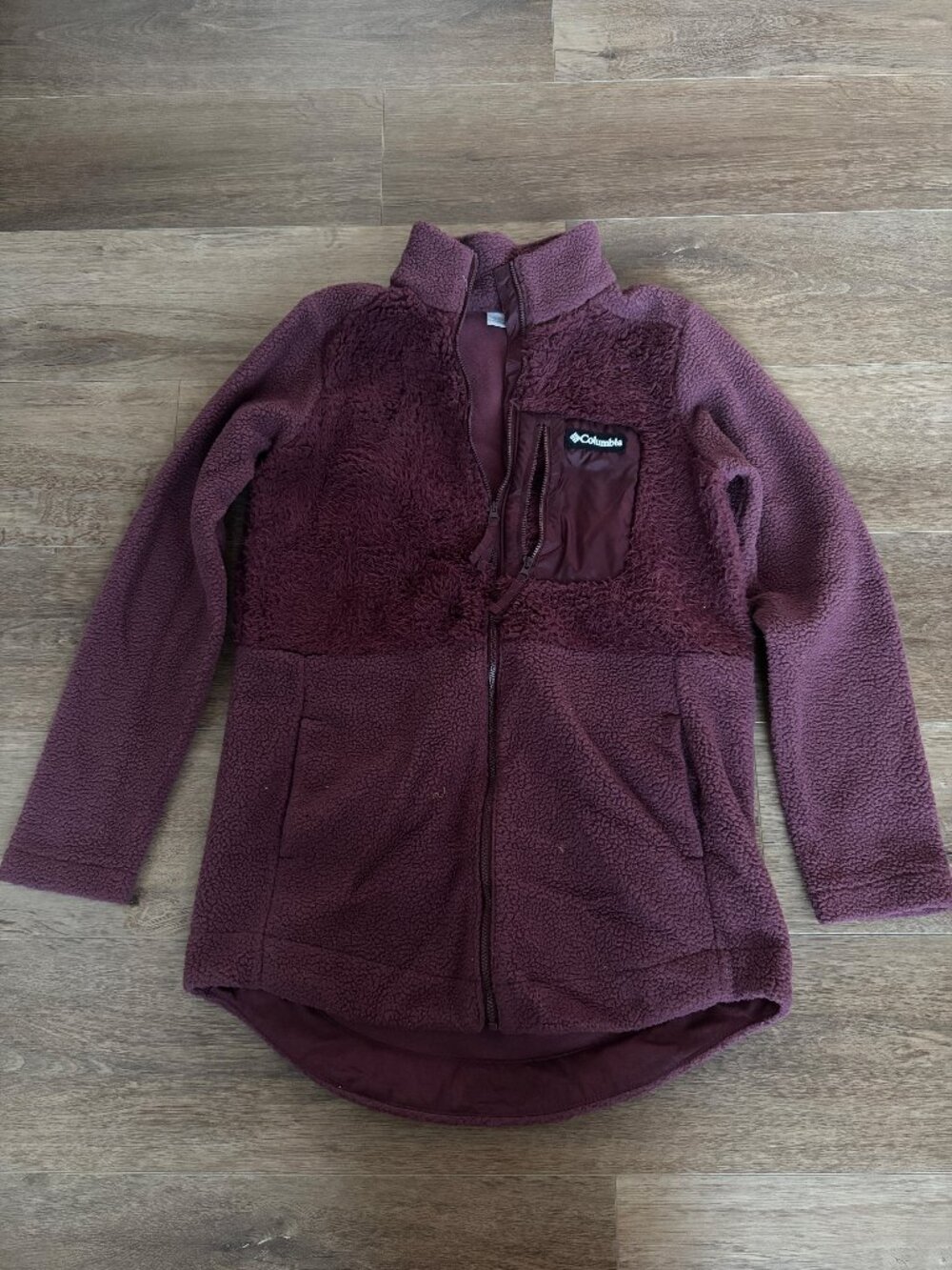 Columbia Purple Fleece Jacket - Size XS